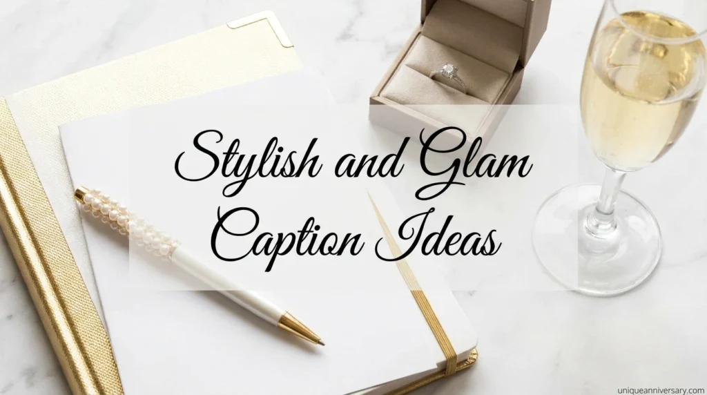 Stylish and Glam Caption Ideas