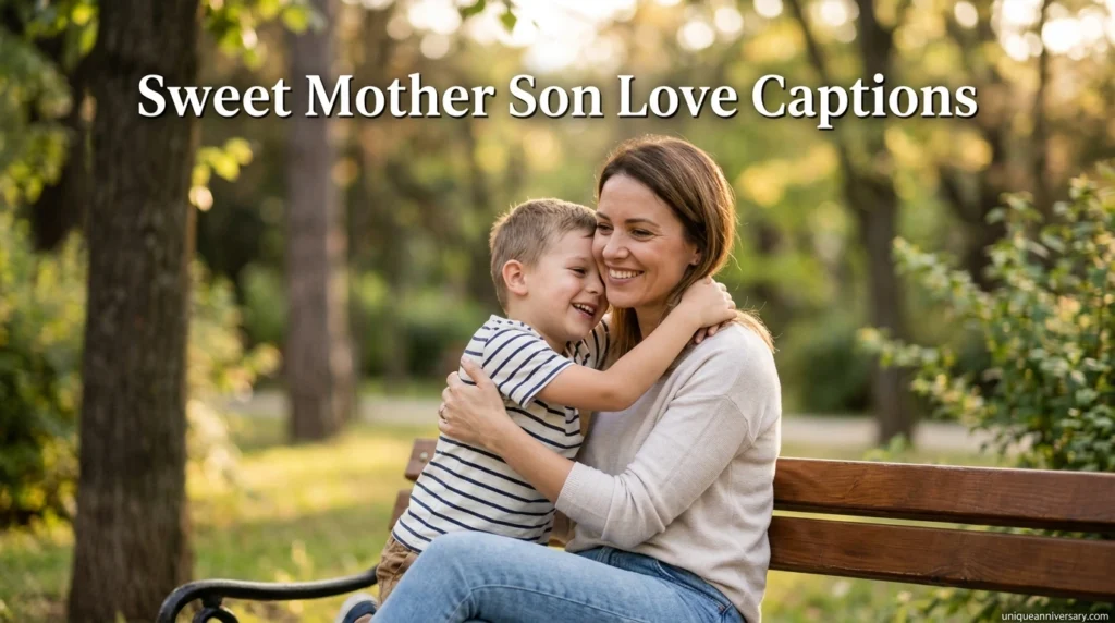 Sweet Mother Son Love Captions