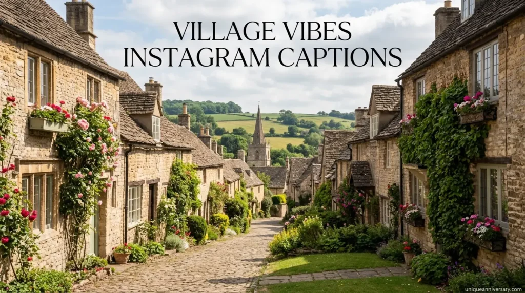 Village Vibes Instagram Captions