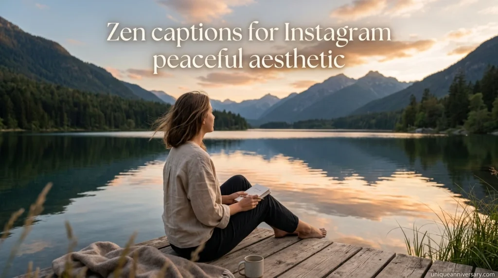 Zen captions for Instagram peaceful aesthetic