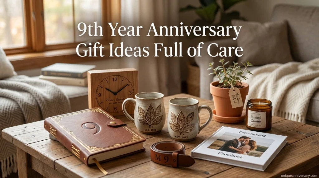 9th Year Anniversary Gift Ideas Full of Care