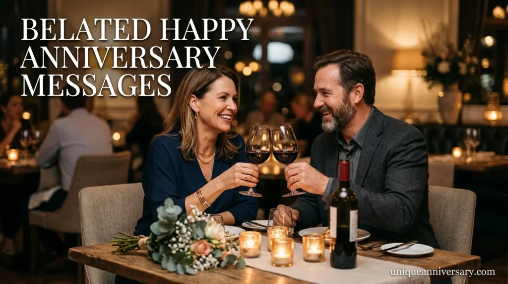 Belated Happy Anniversary Messages