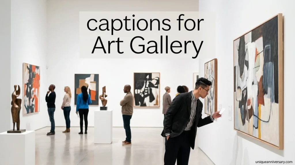 captions for Art Gallery