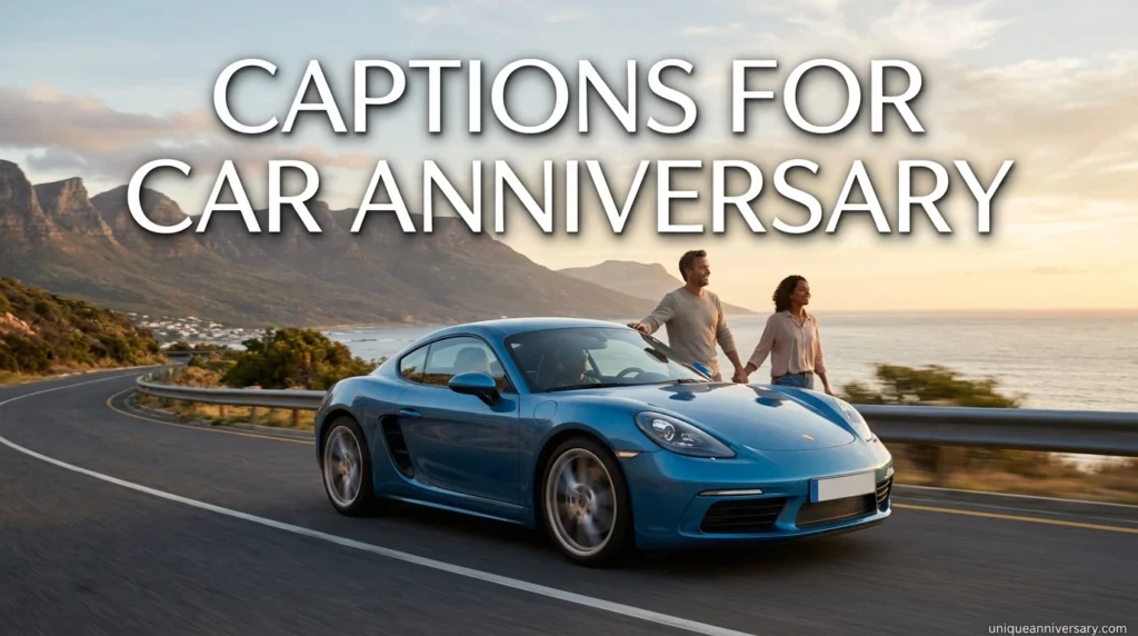 Captions for Car Anniversary