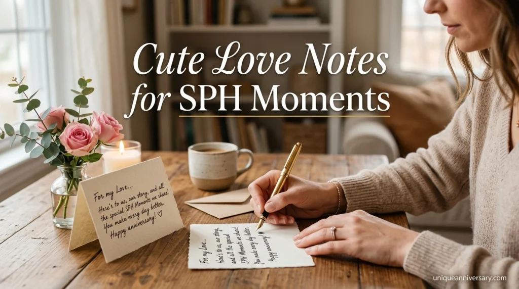 Cute Love Notes for SPH Moments