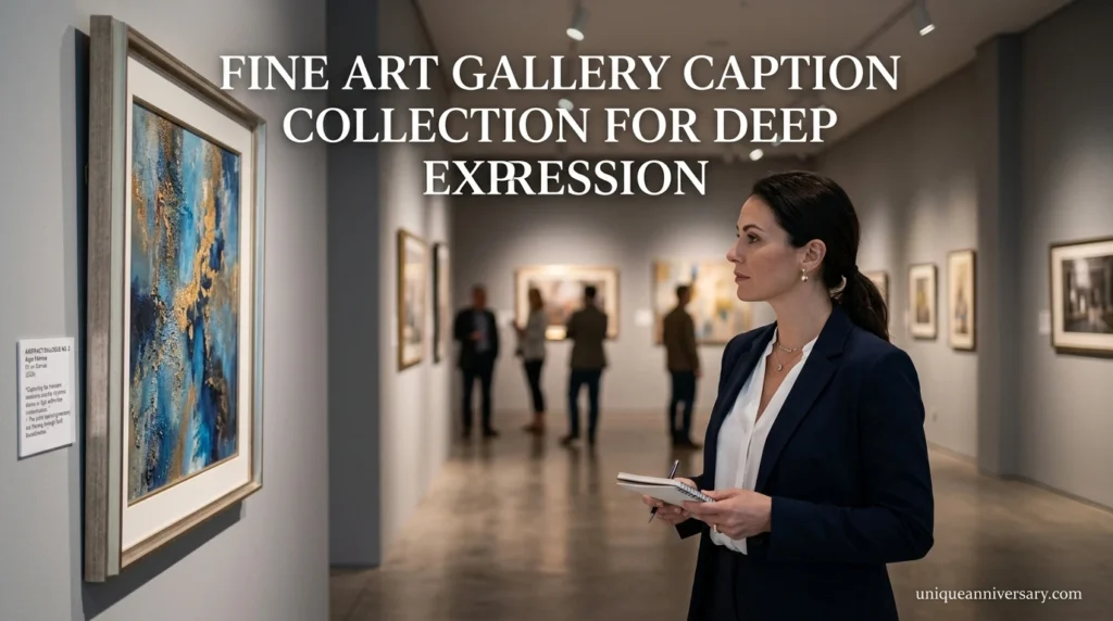 Fine Art Gallery Caption Collection for Deep Expression