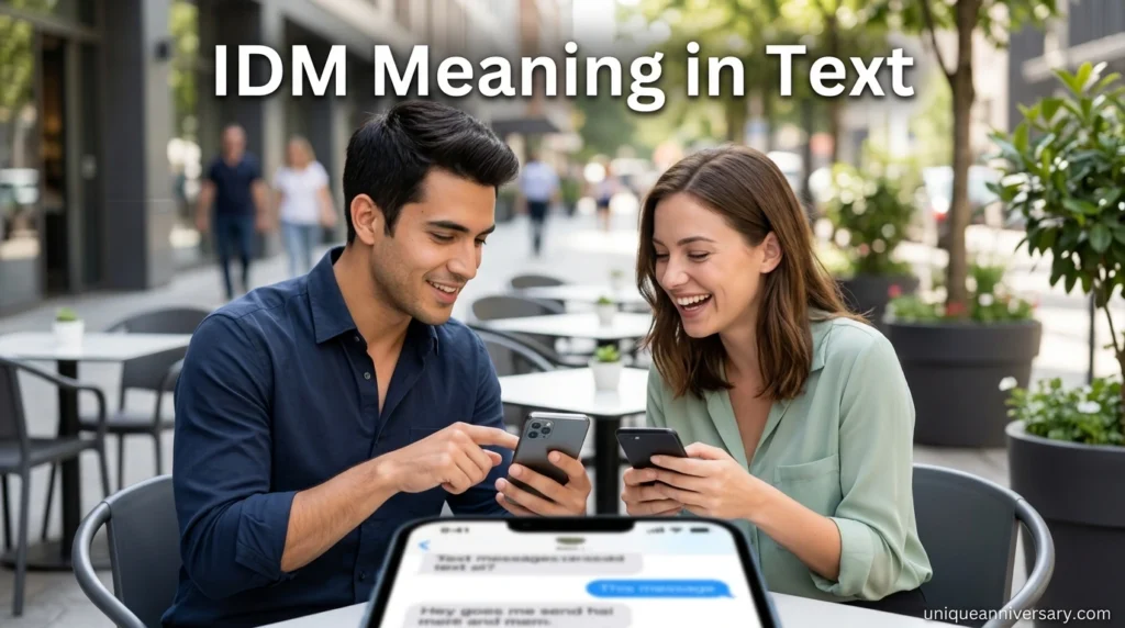 IDM Meaning in Text