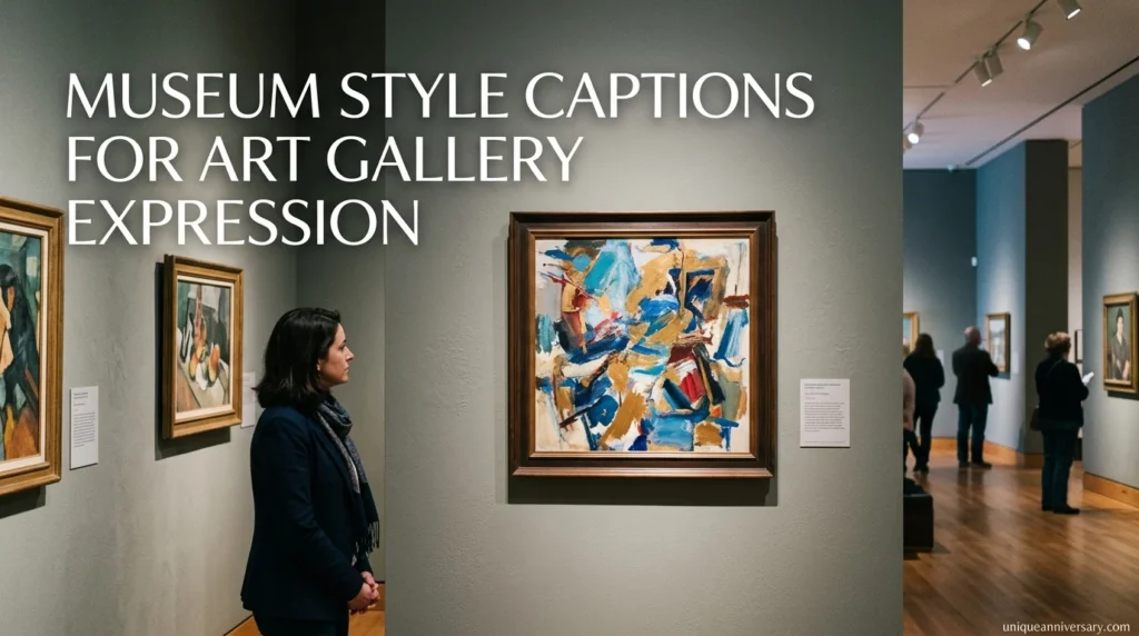 Museum Style Captions for Art Gallery Expression