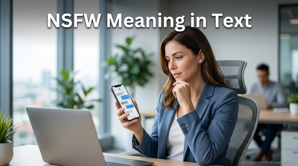 NSFW Meaning in Text