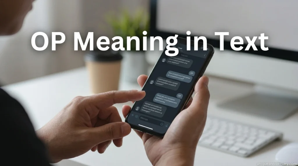 OP Meaning in Text