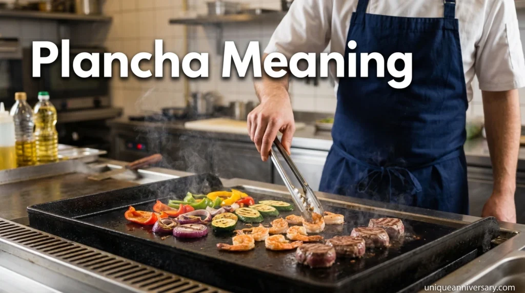 Plancha Meaning