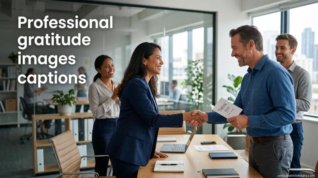 Professional gratitude images captions