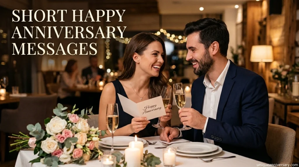 Short Happy Anniversary Messages