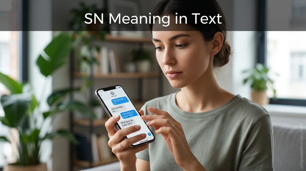 SN Meaning in Text