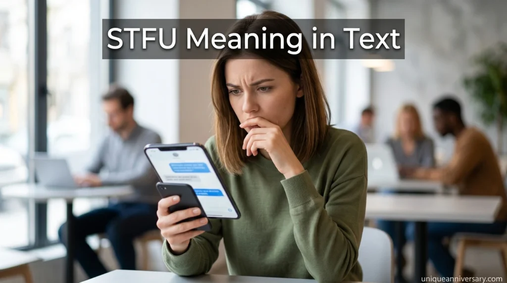 STFU Meaning in Text