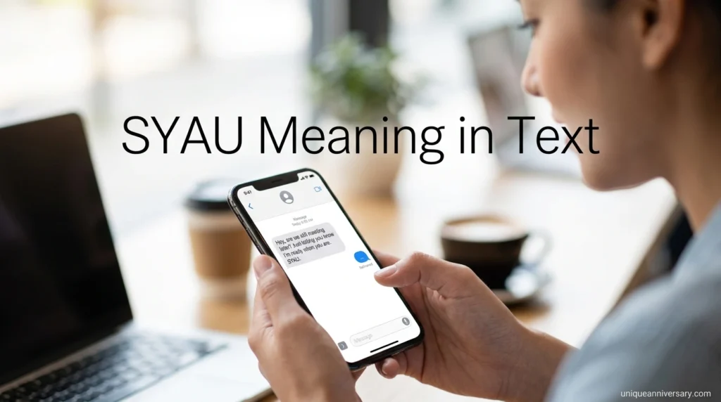 SYAU Meaning in Text