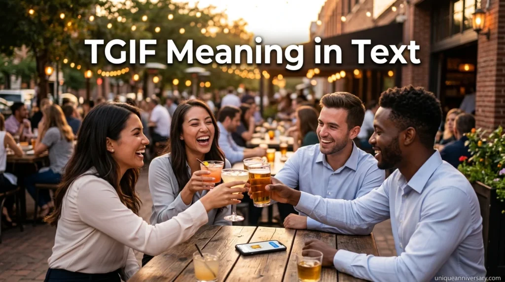 TGIF Meaning in Text