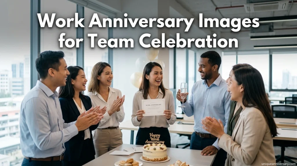 Work Anniversary Images for Team Celebration
