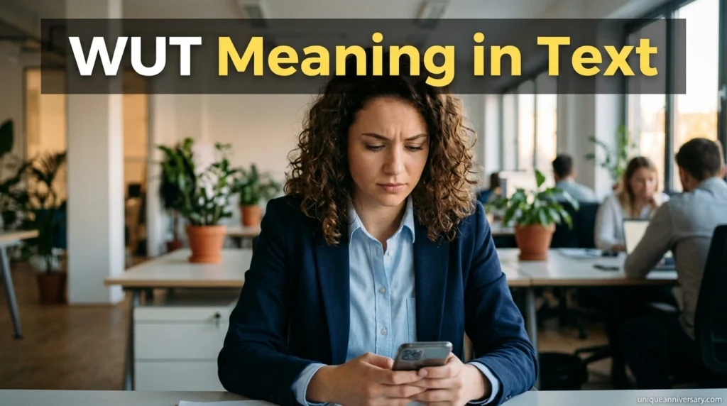 WUT Meaning in Text