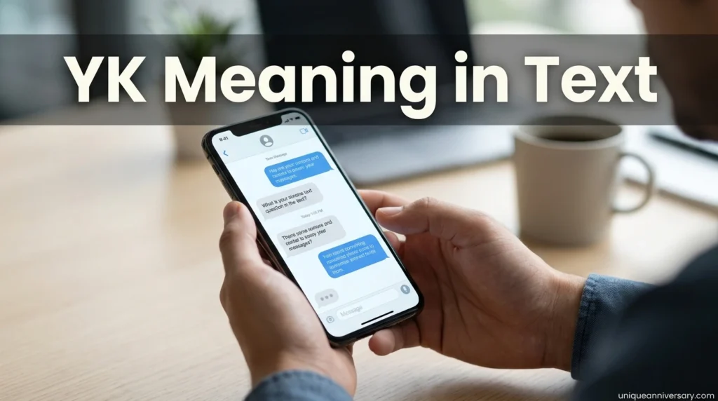 YK Meaning in Text